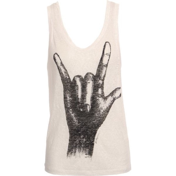 3.1 Phillip Lim Tops - 3.1 Phillip Lim Graphic Tank Top